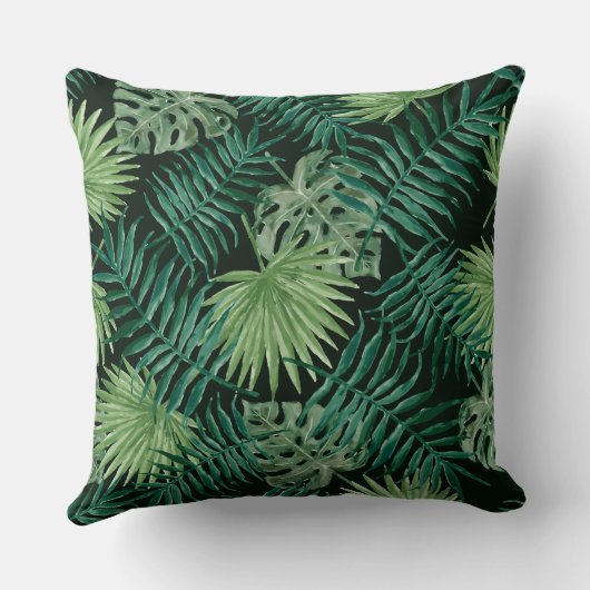 熱帯葉 クッション (裏面)