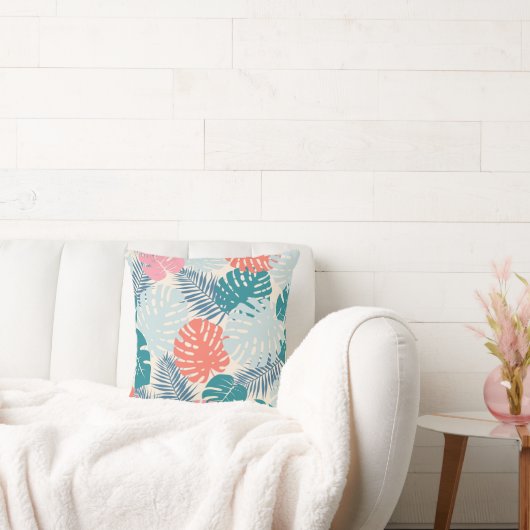 熱帯葉 クッション (ソファ)