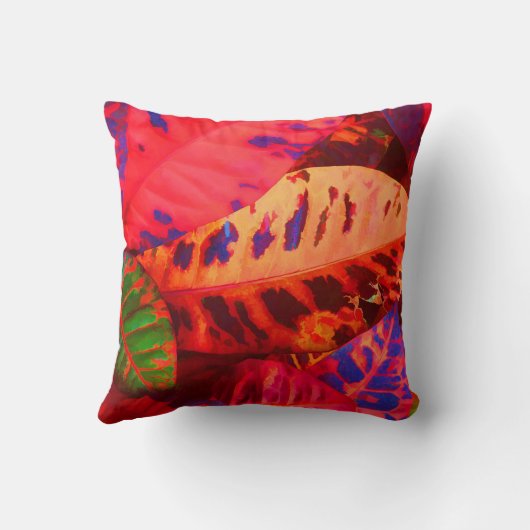 熱帯葉 クッション (裏面)