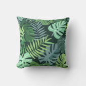 熱帯葉 クッション (正面)