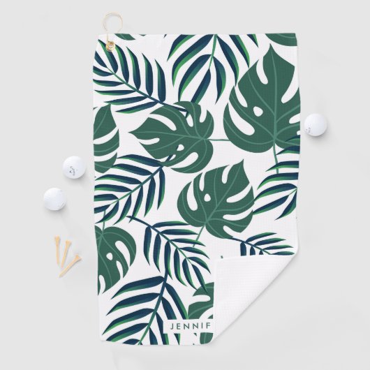 熱帯葉 ゴルフタオル (インサイチュ)