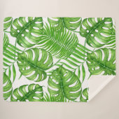 熱帯葉 シェルパブランケット (正面(横))