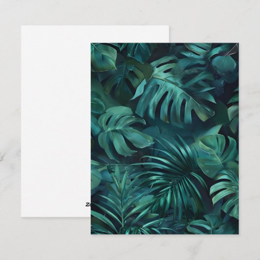 熱帯葉 シーズンカード (正面/裏面)