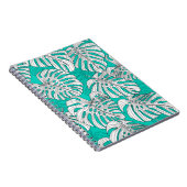 熱帯葉、ジャン葉グルのシームレスヴィンテージfl ノートブック (右側)