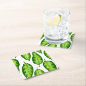 熱帯葉 スクエアペーパーコースター (インサイチュ)