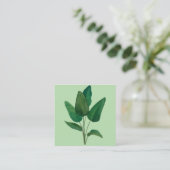 熱帯葉 スクエア名刺 (スタンド正面)