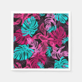 熱帯葉 スタンダードカクテルナプキン