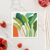 熱帯葉 スタンダードカクテルナプキン (インサイチュ)