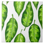 熱帯葉 タイル (正面)