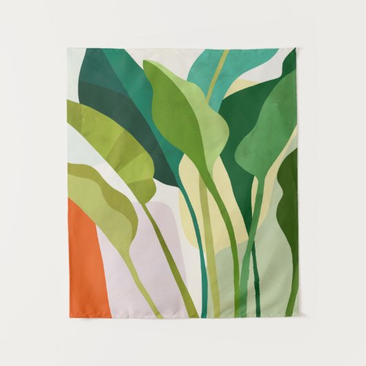 熱帯葉 タペストリー (正面)