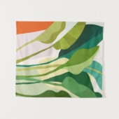 熱帯葉 タペストリー (正面(横))