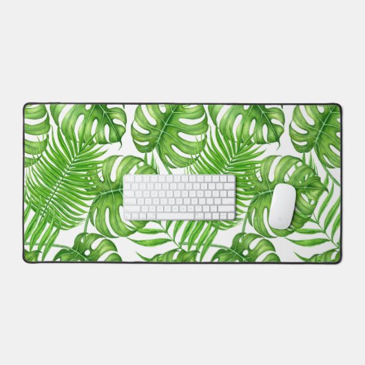 熱帯葉 デスクマット (キーボード&マウス)