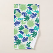 熱帯葉 バスタオルセット (ハンドタオル)