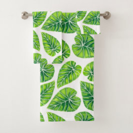 熱帯葉 バスタオルセット