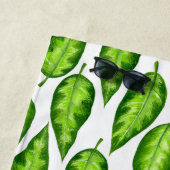 熱帯葉 ビーチタオル (インサイチュ)