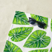 熱帯葉 ビーチタオル (インサイチュ)