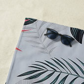 熱帯葉 ビーチタオル (インサイチュ)