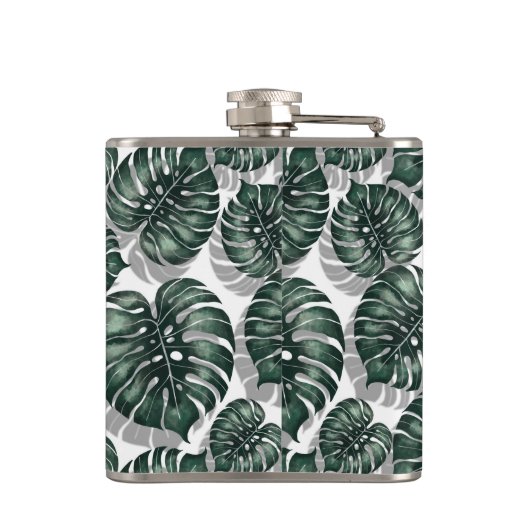 熱帯葉 フラスク (裏面)