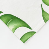 熱帯葉 フリースブランケット (角)