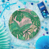 熱帯葉 ペーパープレート (パーティー)