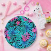 熱帯葉 ペーパープレート (パーティー)