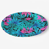 熱帯葉 ペーパープレート (アングル)