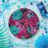 熱帯葉 ペーパープレート (パーティー)