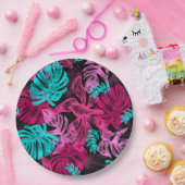 熱帯葉 ペーパープレート (パーティー)