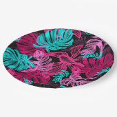 熱帯葉 ペーパープレート (アングル)