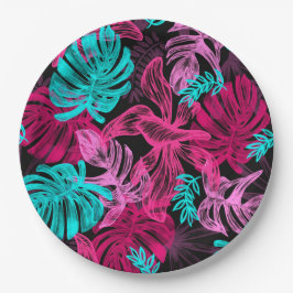 熱帯葉 ペーパープレート