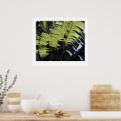 熱帯葉 ポスター (キッチン)