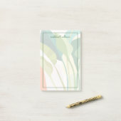 熱帯葉 ポストイット (デスク上)