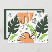 熱帯葉 ポストカード (正面/裏面)