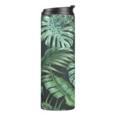 熱帯葉、モンステラ、バナナの葉、ジャングルフォル タンブラー (回転左)