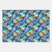 熱帯葉 ラッピングペーパーシート (正面)