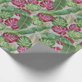 熱帯葉 ラッピングペーパー (角)