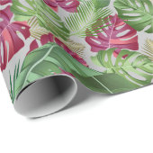 熱帯葉 ラッピングペーパー (ロールコーナー)