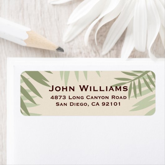 熱帯葉 ラベル (インサイチュ)