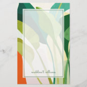 熱帯葉 便箋 (正面)