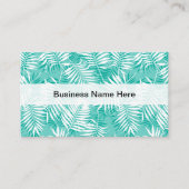 熱帯葉 名刺 (正面)