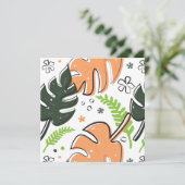 熱帯葉 招待状 (スタンド正面)