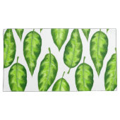 熱帯葉 枕カバー (正面右)