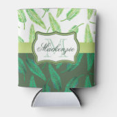 熱帯葉 缶クーラー (正面)