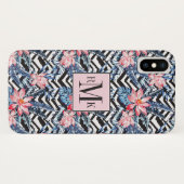 熱帯蓮の花模様 Case-Mate iPhoneケース (裏面(横))