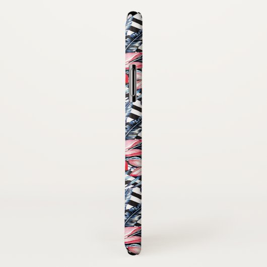 熱帯蓮の花模様 Case-Mate iPhoneケース (裏面/右)