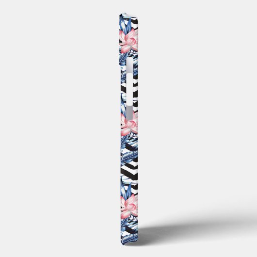熱帯蓮の花模様 Case-Mate iPhoneケース (裏面 / 左)