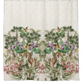 熱帯蘭によってはヤシの木のシャワー・カーテンが開花します シャワーカーテン (正面)