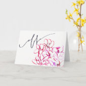 熱帯蘭のブランクのメッセージカードと"アロハ"言って下さい カード (黄色い花)