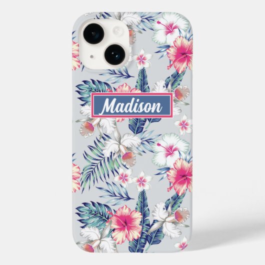 熱帯蘭の花の模様 Case-Mate iPhoneケース (裏面)