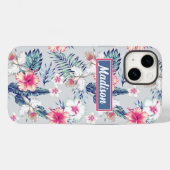 熱帯蘭の花の模様 Case-Mate iPhoneケース (裏面 (横))